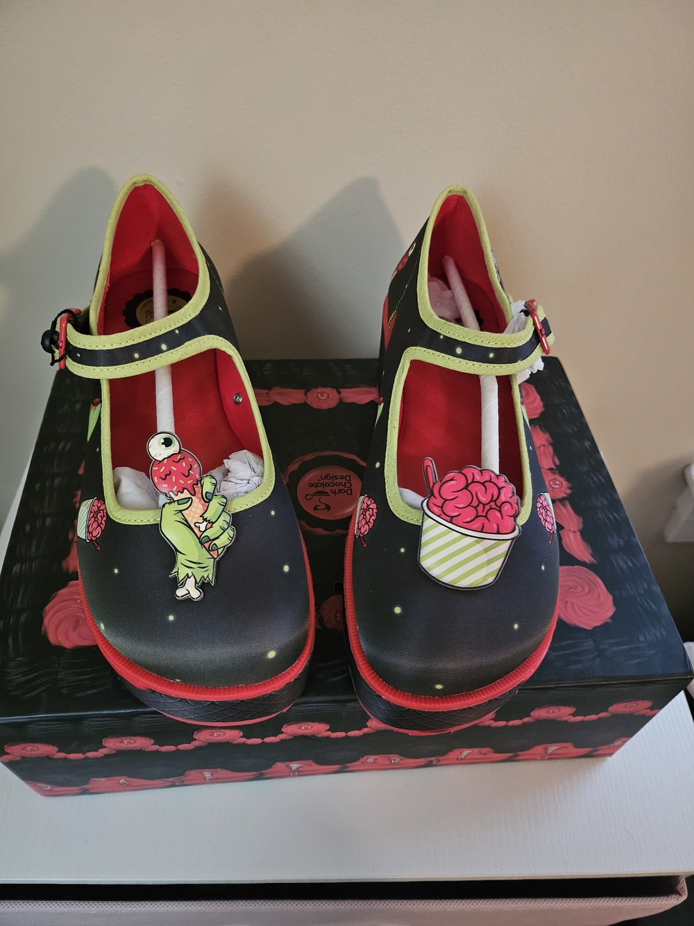 Zombie Ice Cream Platform Shoes